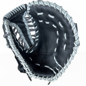 13-inch First Base Mitt Tennessee Trapper Black w/ Grey Double Play Series